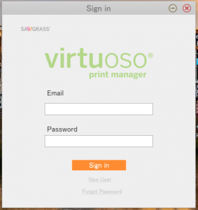 Virtuoso Print Manager Single Sign In Image