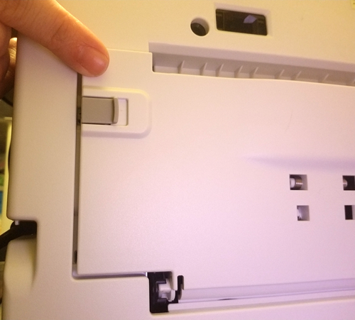 How to Open the Back Panel of SG400 SG800 Printer